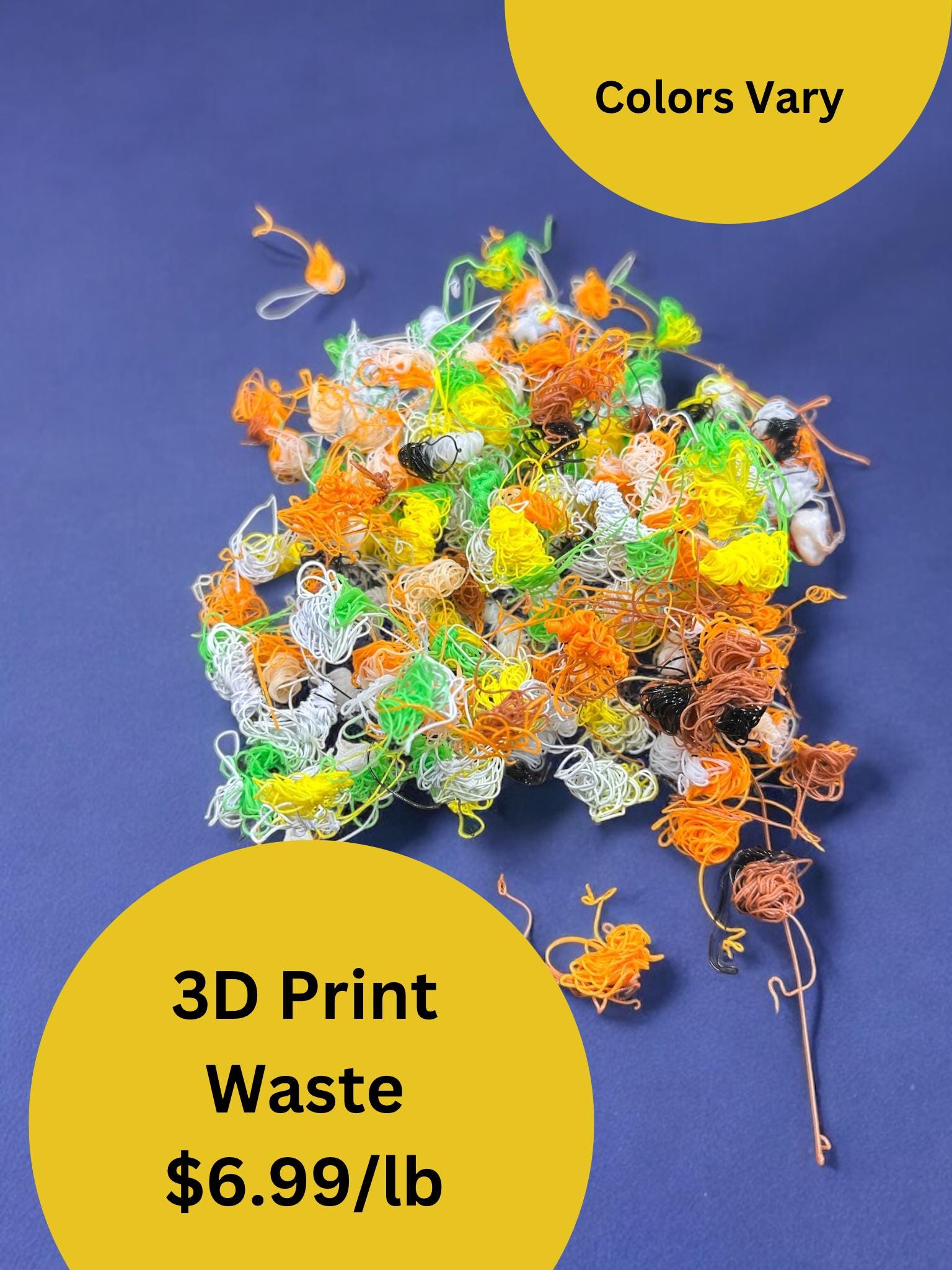 3D printer poop, PLA filament, 3D print waste, 3D print poop, 3D prints ...